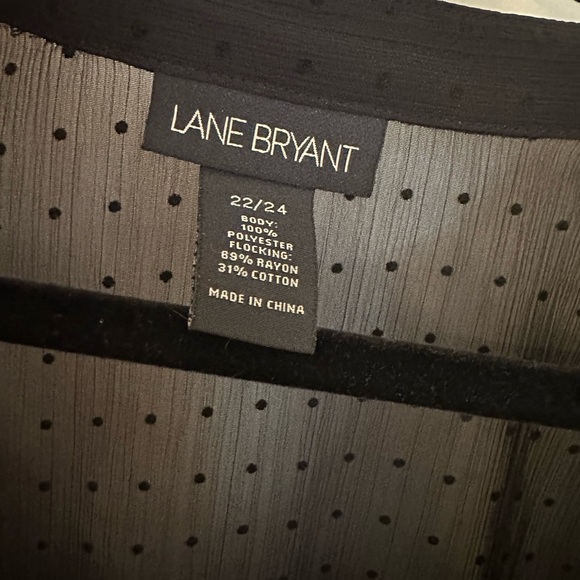 Black sheer flirty top - Picture 7 of 7